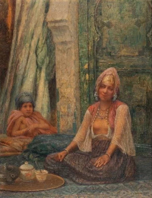 Scena d'interno orientale